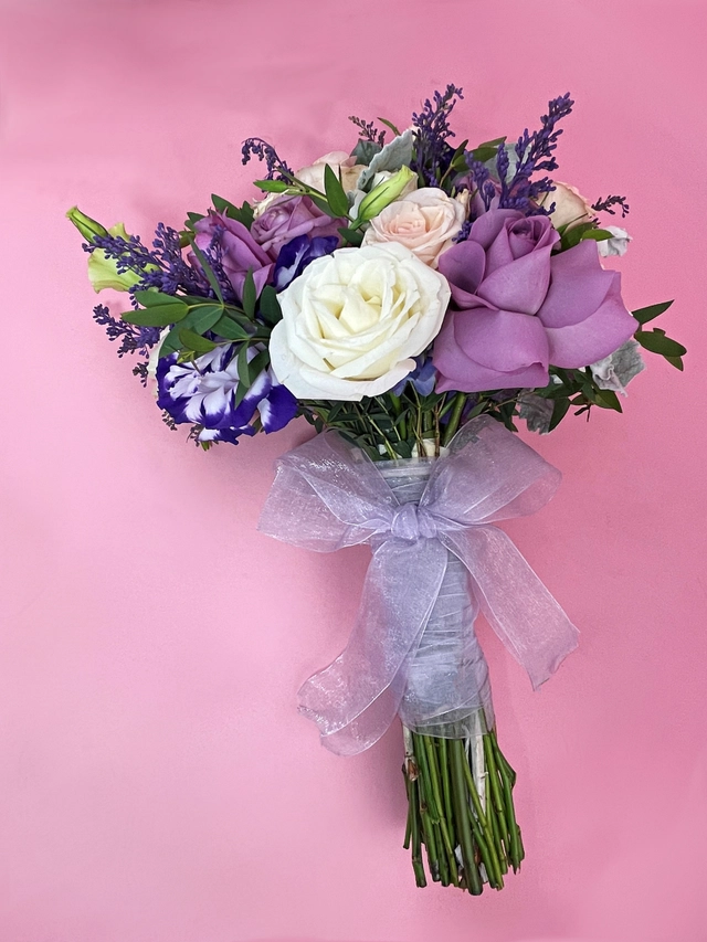 Ramo en tonos lilas