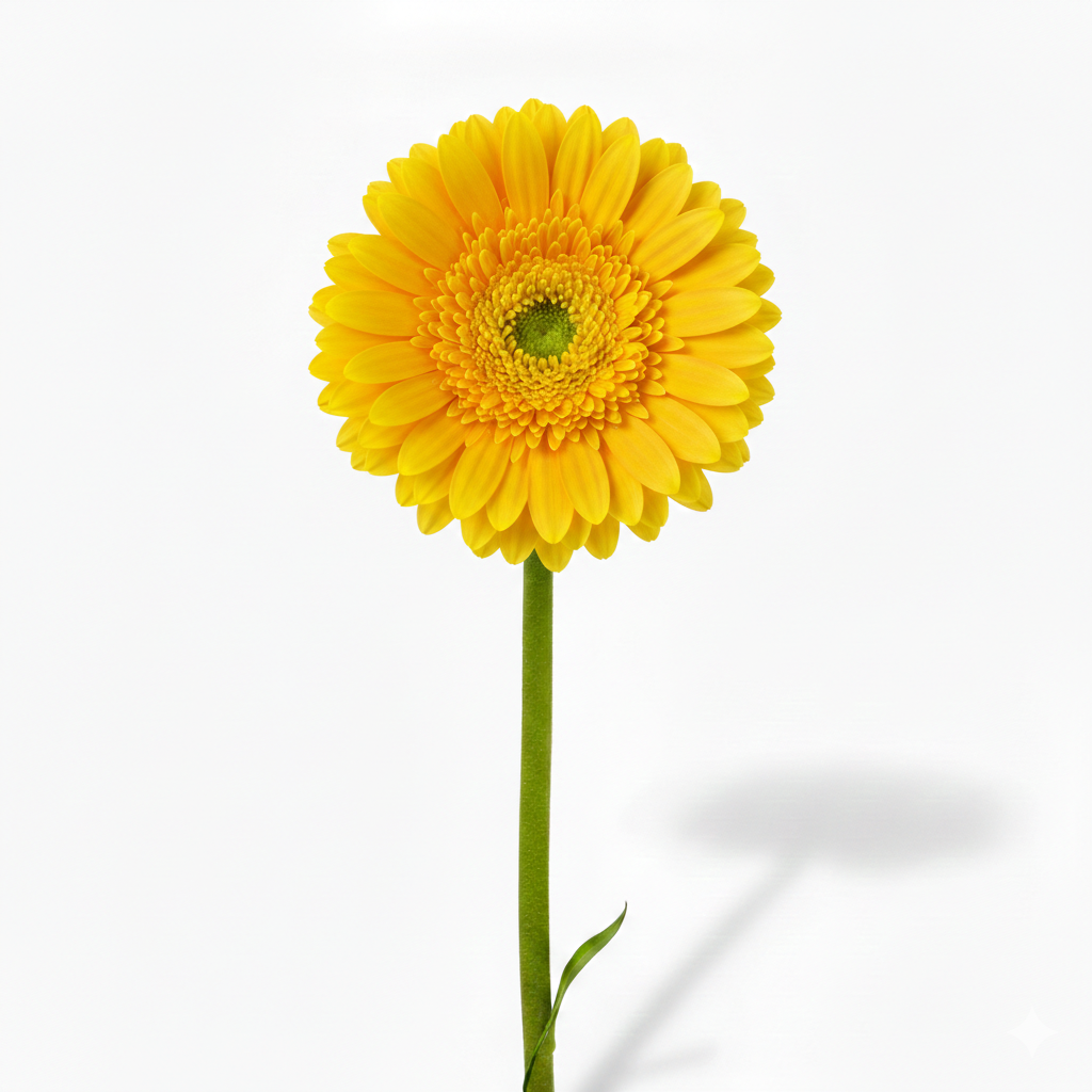 Gerbera amarilla