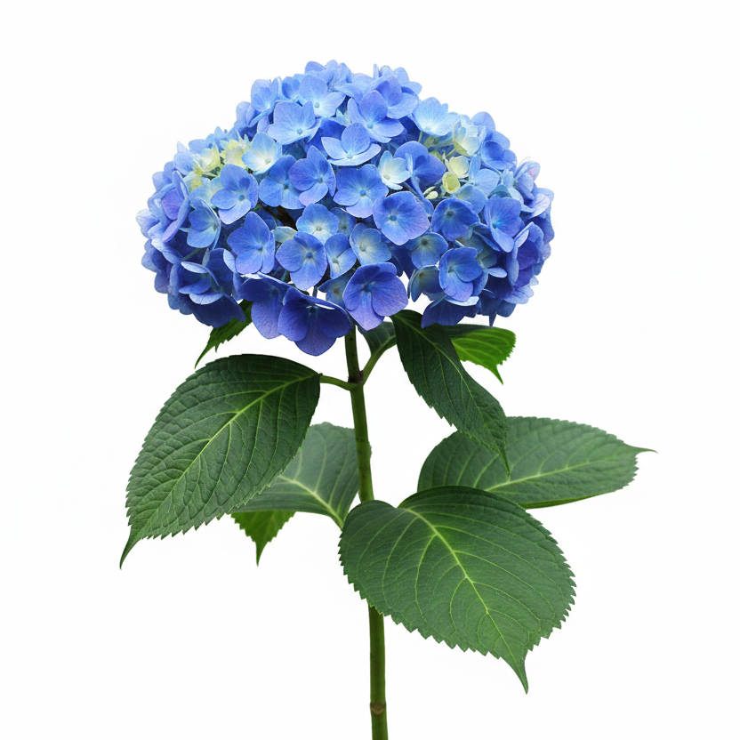 Hortencia azul